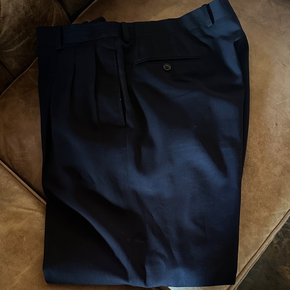 Bernard Zins Navy Blue Trousers